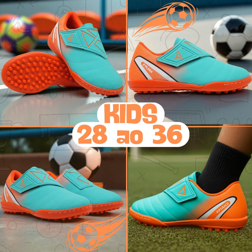 Chuteira Infantil Society Gramado Sitentico Chuteira Infantil Leve - Ref F100 11S