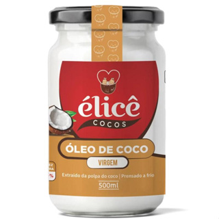 Óleo de Coco 500ml Virgem - Élicê Coco em Oferta na Shopee