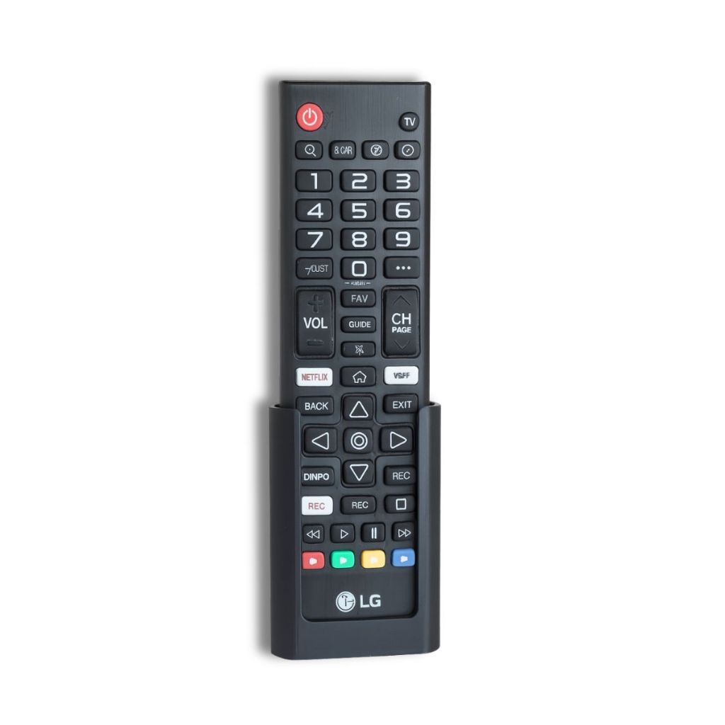 Porta Controle Remoto Suporte Base Smart Tv LG Preto Suporte Televisão