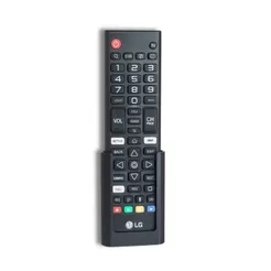 Suporte Parede Porta Controle LG Smart TV AKB75675304 AKB75095307 Preto 3D com Fita
