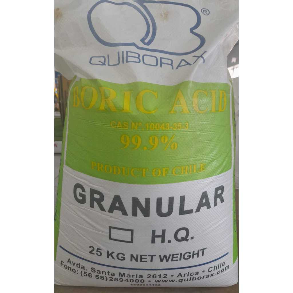 ÁCIDO BÓRICO - FERTILIZANTE SOLÚVEL IMPORTADO