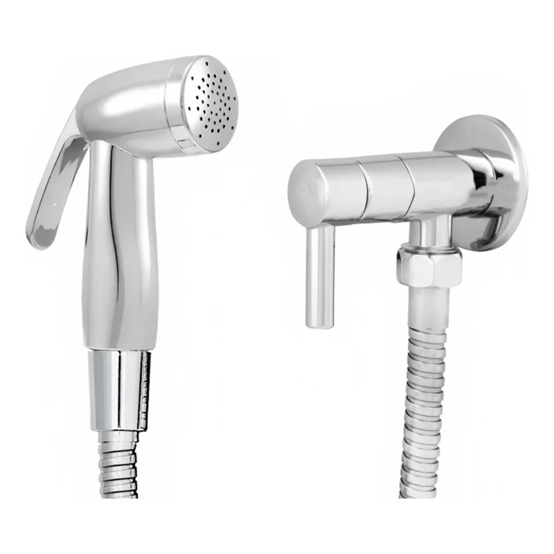 Kit Ducha Higiênica Soft/Bidé ABS Cromada