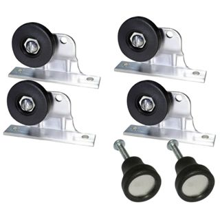 Kit Roldana P/ Box Acrílico 4 Roldanas 2 Puxadores simples Kit completo em Oferta na Shopee