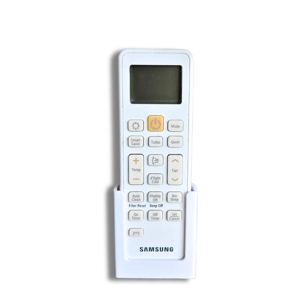 Suporte Parede Porta Controle Ar Condicionado Samsung – PLA Branco com Fita Dupla Face