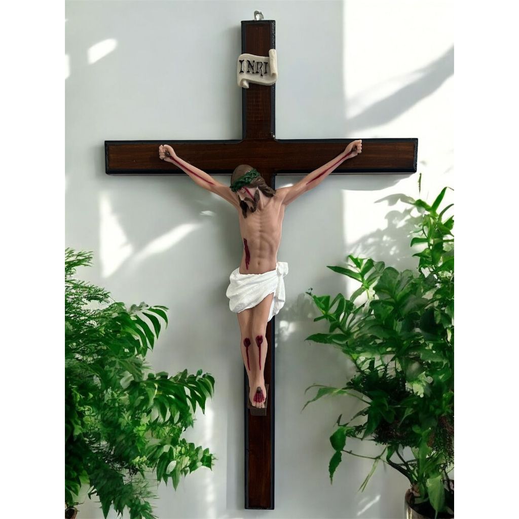 crucifixo de resina parede G em Oferta na Shopee