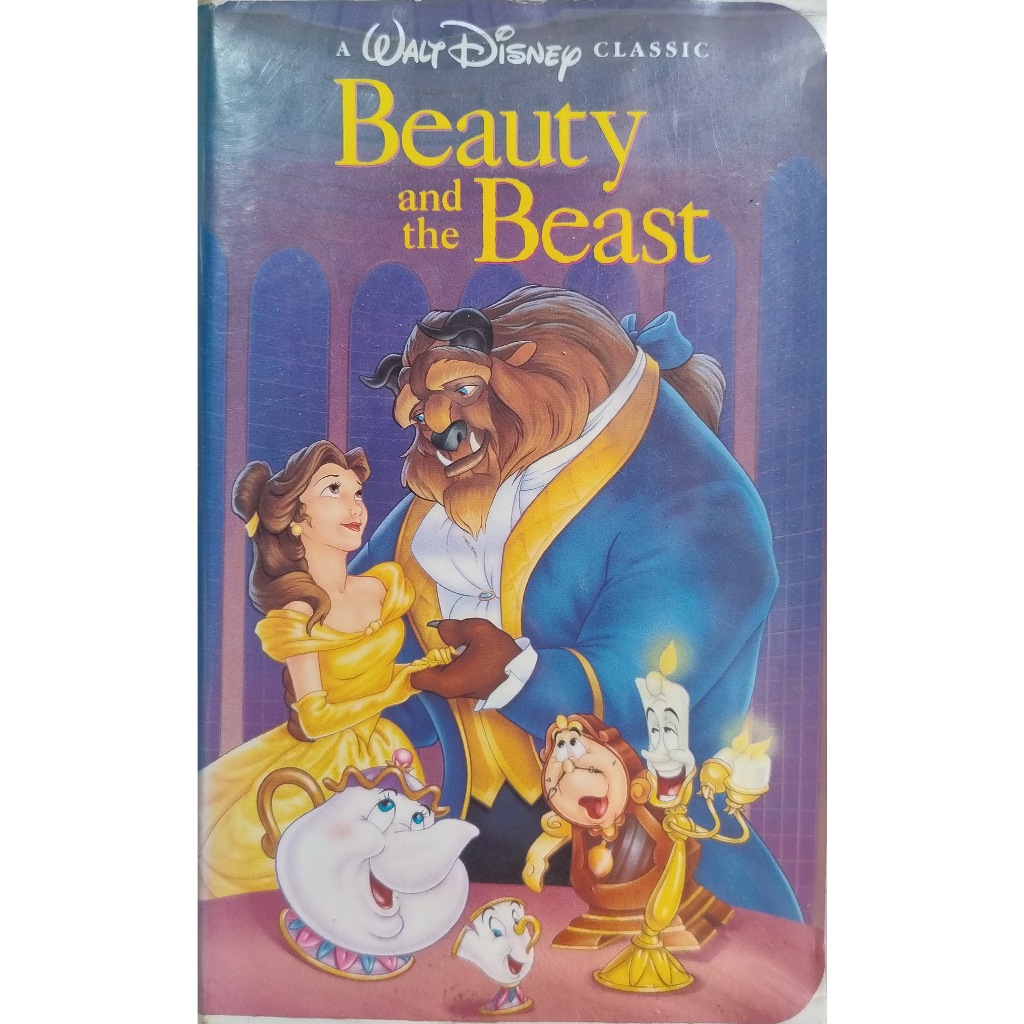 VHS A Bela e a Fera Walt Disney Importado Otimo Estado
