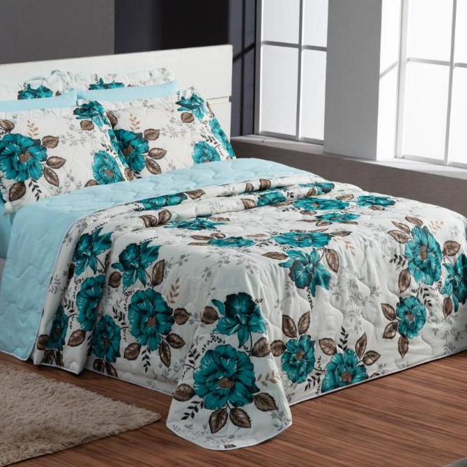 Jogo de Cobre Leito Queen Premium 3 peças algodão/200 fios (2,70m x 2,50m) com Acabamento em Viés em Oferta na Shopee