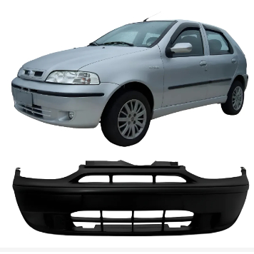 Para Choque Palio/siena G1 96/02 - Preto Text 1° Linha Top