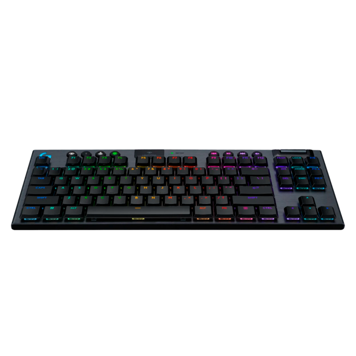 TECLADO LOGITECH G915 X TKL TACTILE MECANICO SEM FIO LIGHTSPEED PERFIL BAIXO CON