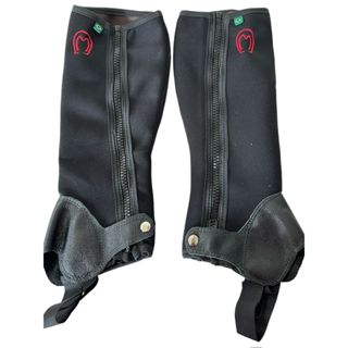 Perneira Neoprene Fechamento em Ziper com proteção em Couro em Oferta na Shopee