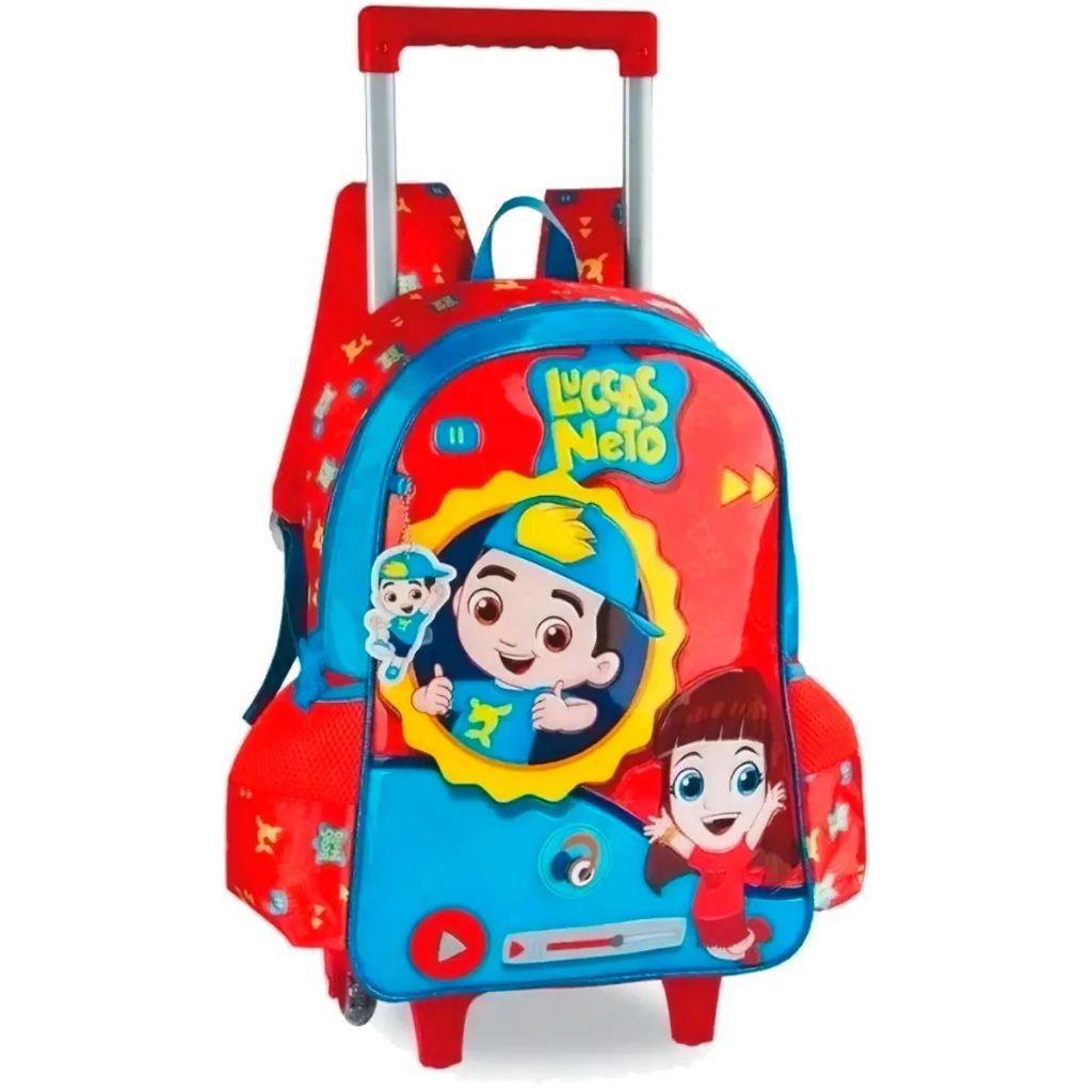 Mochila de Rodinahs Luccas Neto 40cm - Clio Style