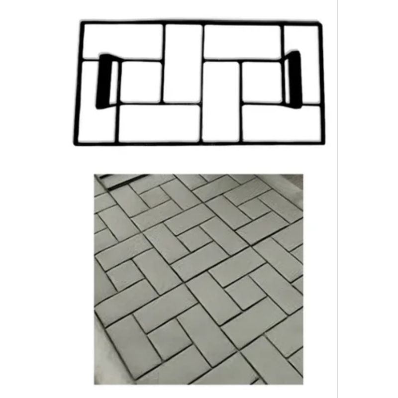 kit formas modeladora /pisos e calçadas( 2 unidades)