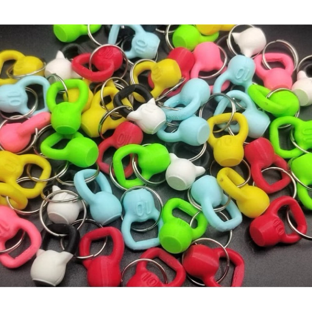 Chaveiros Kettlebell Cores Variadas KeltBall Crossfit Funcional Educação Fisica