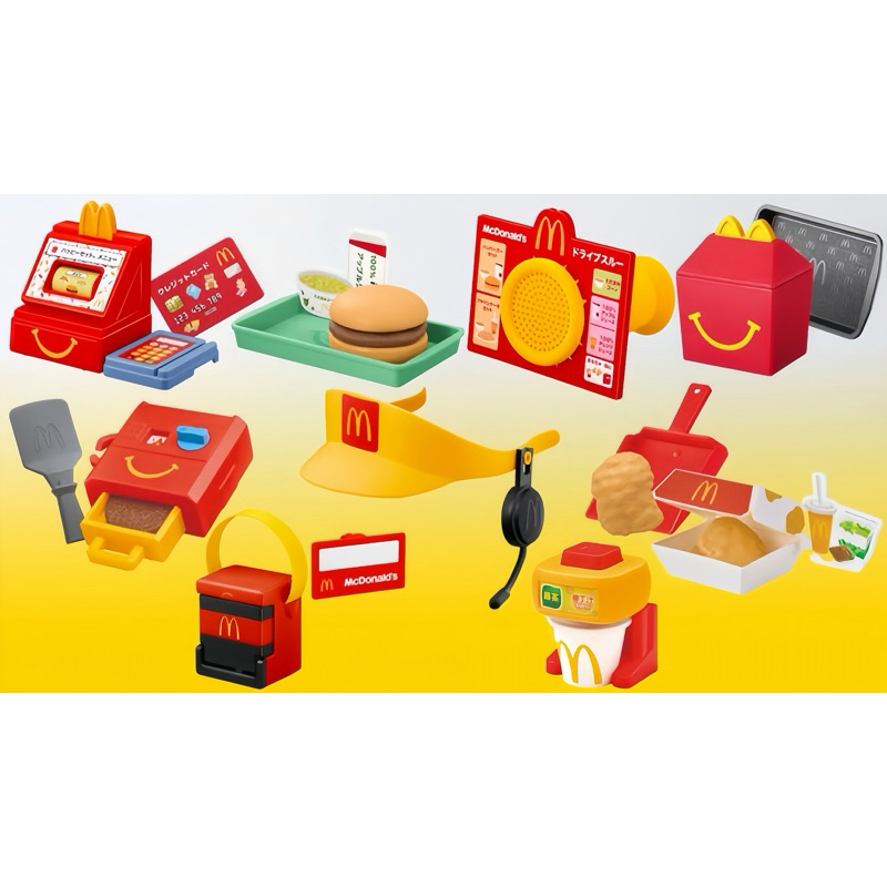 coleção brincar brincando de mequi mc lanche McDonalds McDonald’s brinquedo drive thru máquina refri caixa registradora