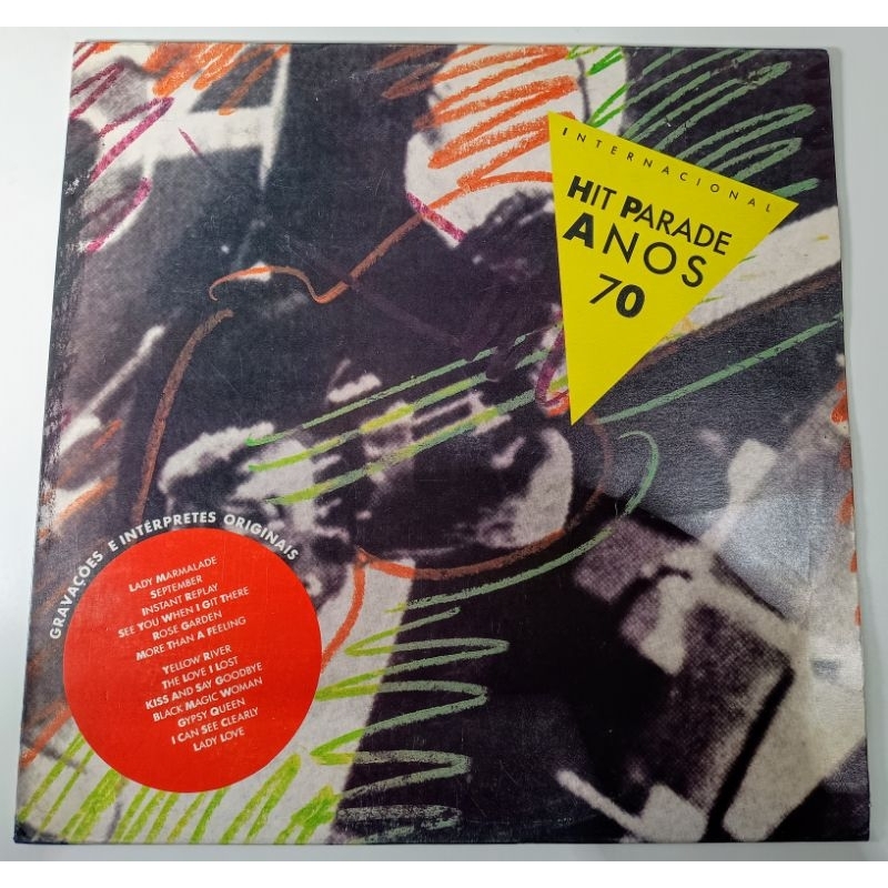 LP Hit Parade Anos 70 - Lou Rawls, Dan Hartman, Manhattans, Earth, Wind & Fire, Em Excelente Estado