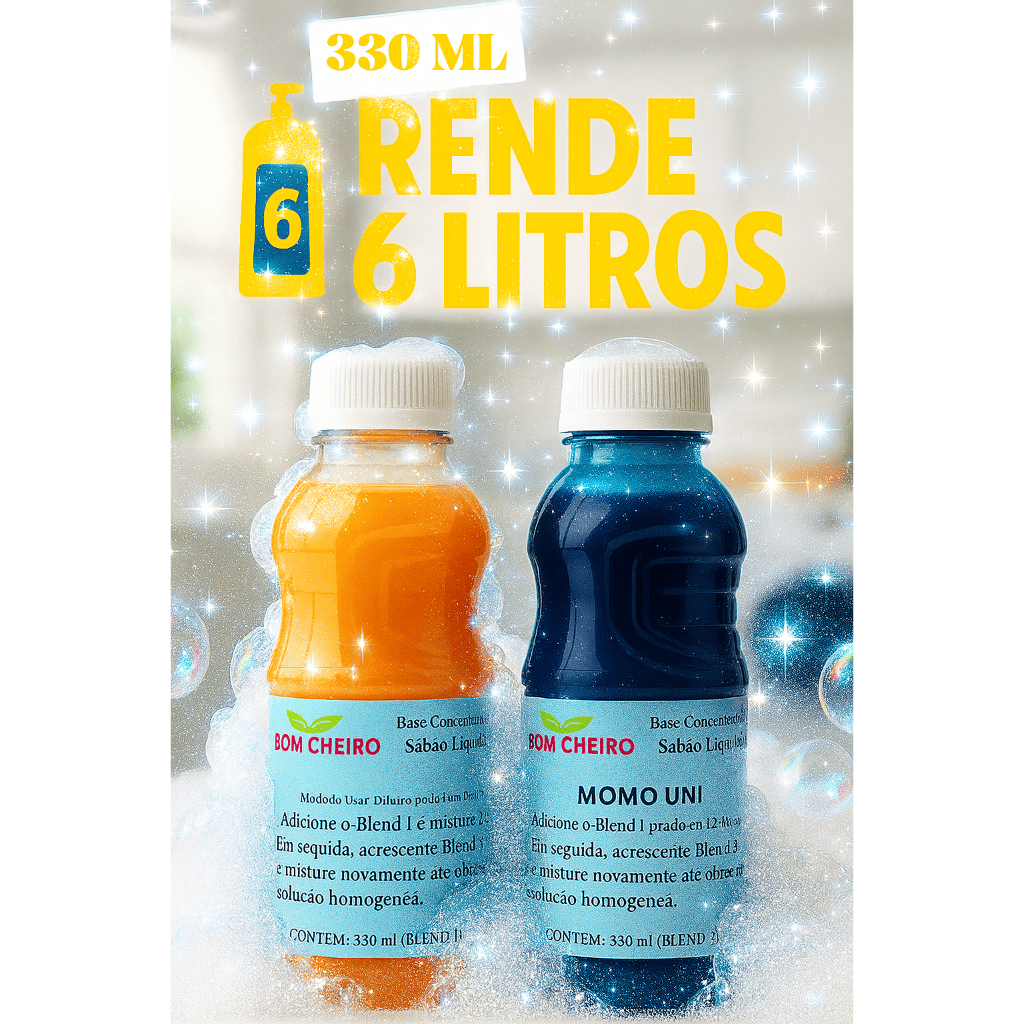 6 LITROS DE BASE BLEND SABÃO LÍQUIDO PREMIUM MOMO (TODOS) | DWY | TIXS | COCO em Oferta na Shopee