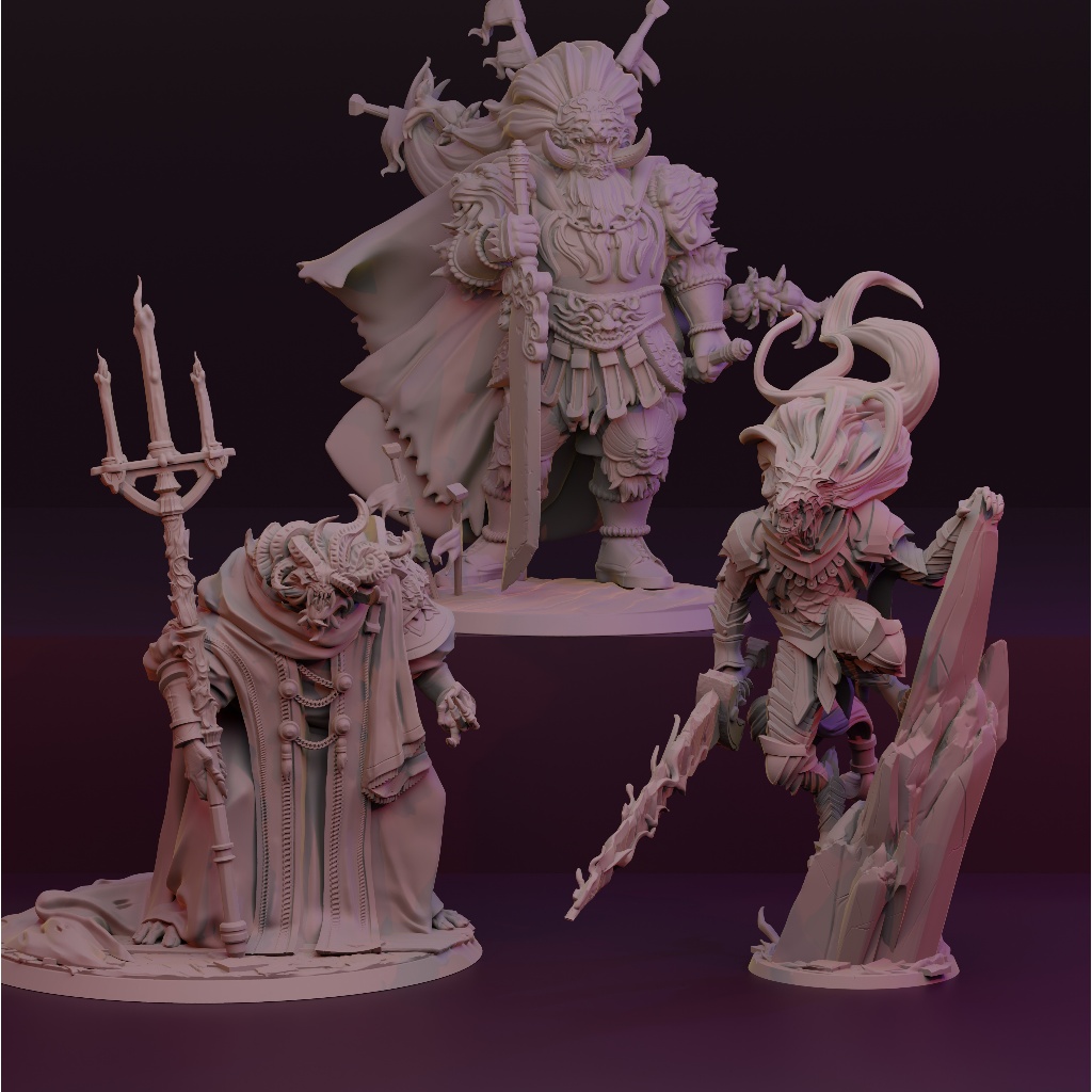 Miniaturas Elden Ring KIT - Impressão 3D em Resina