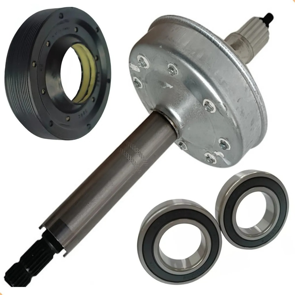 Kit Mecanismo Eixo Mini W11299803 Brastemp Bwk12 Bwk14 Bwj09 Consul Cwe09 Cwh12  + Rententor + Rolamento
