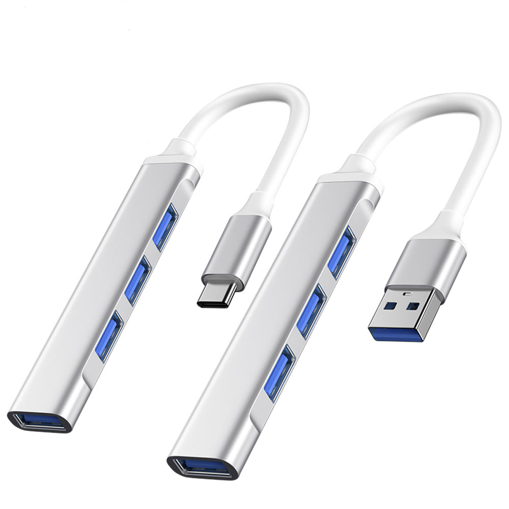 4 Em 1 USB C Para 3.0 HUB Adaptador Multidivisor OTG De Alta Velocidade De 4 Portas Macbook Pro PC Laptop