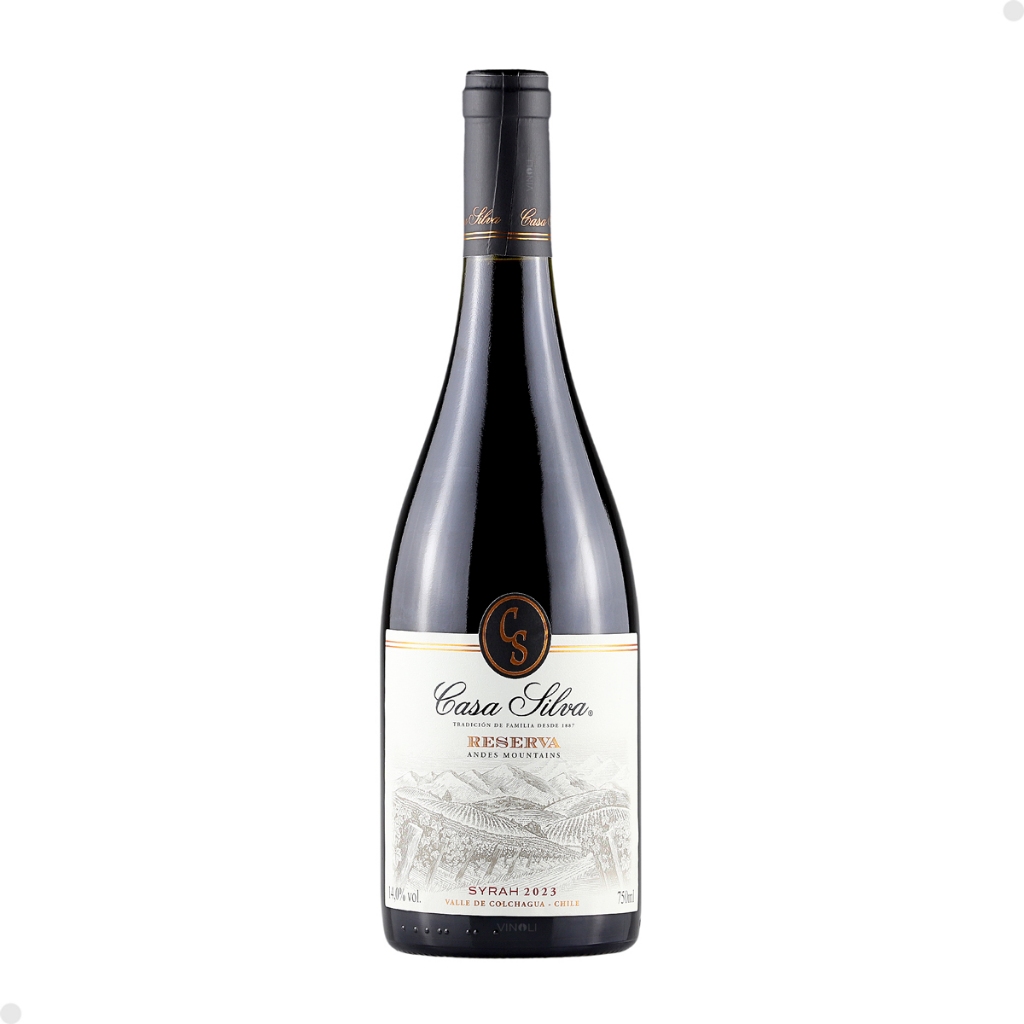 Vinho Chileno Casa Silva Reserva Syrah Tinto 750ml em Oferta na Shopee