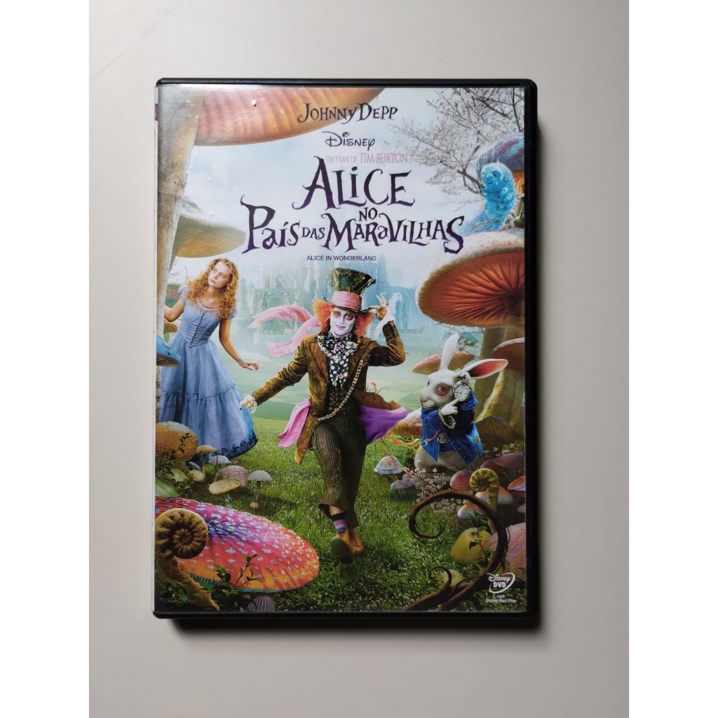 Alice no País das Maravilhas - Tim Burton - DVD Disney