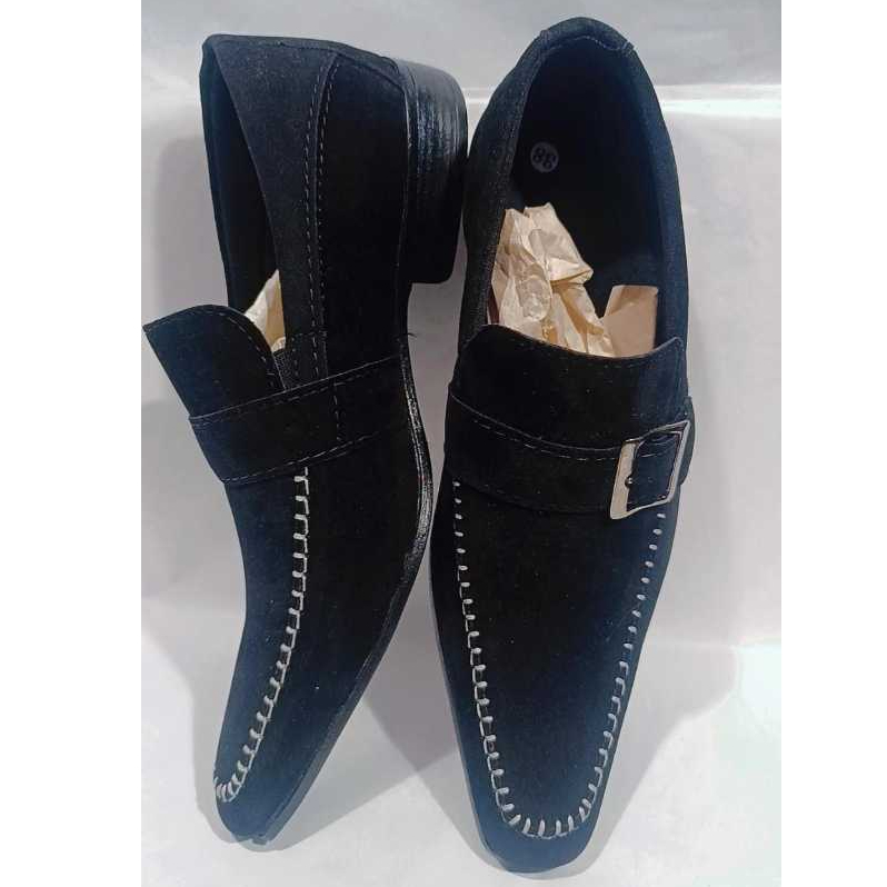 Sapato Social Sport Fino Preto Nobuck em Oferta na Shopee