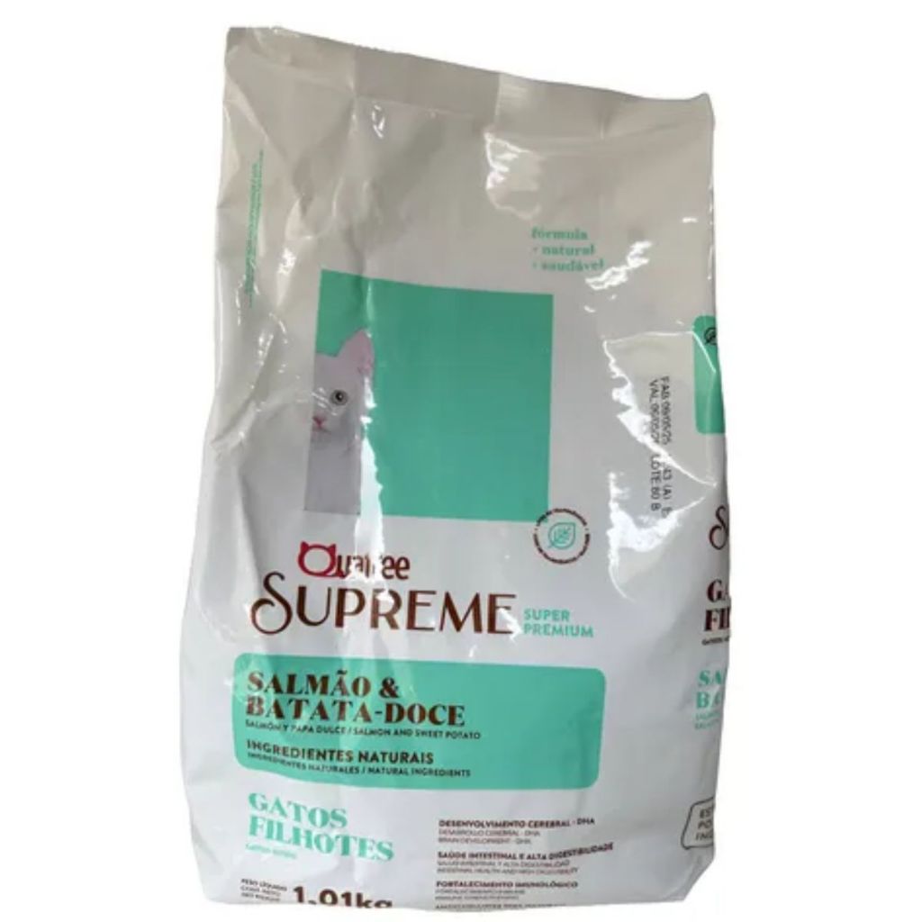 Ração Seca Quatree Supreme Filhote Gatos 1,01kg Super Premium Alta Qualidade