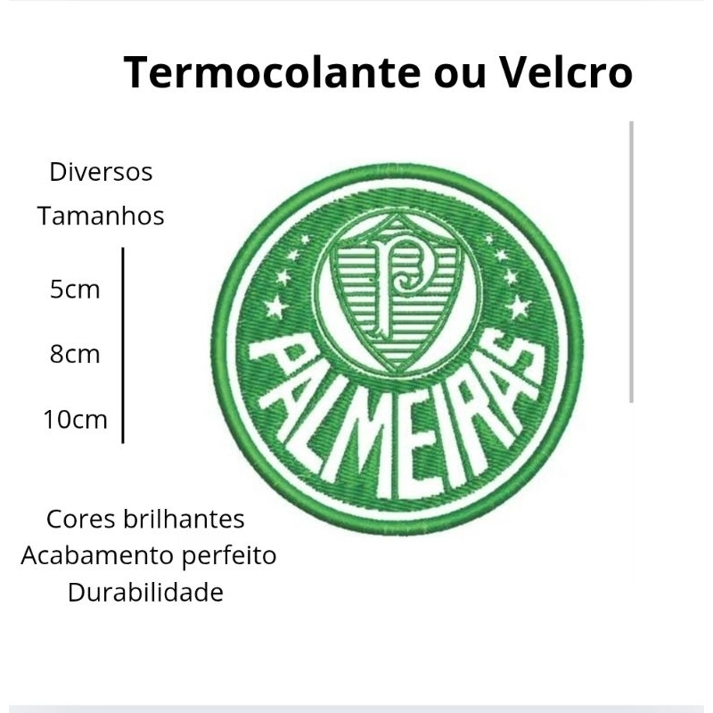 Patch Bordado Palmeiras Termocolante e Costuravel TIPO PADRÃO