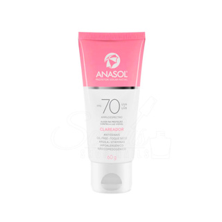 Protetor Solar Facial Anasol 70 FPS Clareador 60g Original em Oferta na Shopee