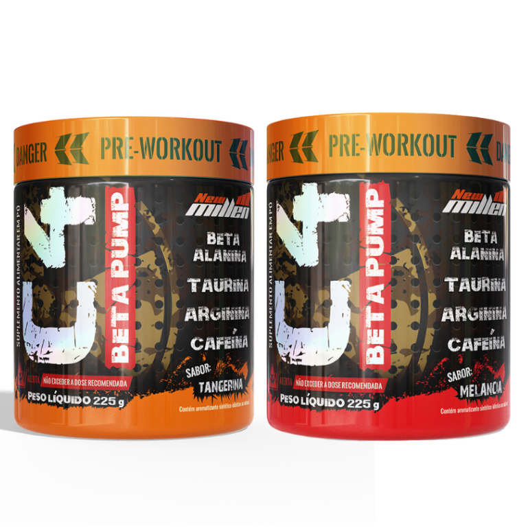 Kit 2x Pré Treino C4 Bet Pump 225g - New Millen