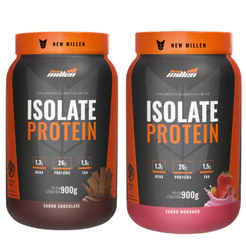 Kit 2x Isolate Beef Protein Pote 900g Proteina da Carne - New Millen