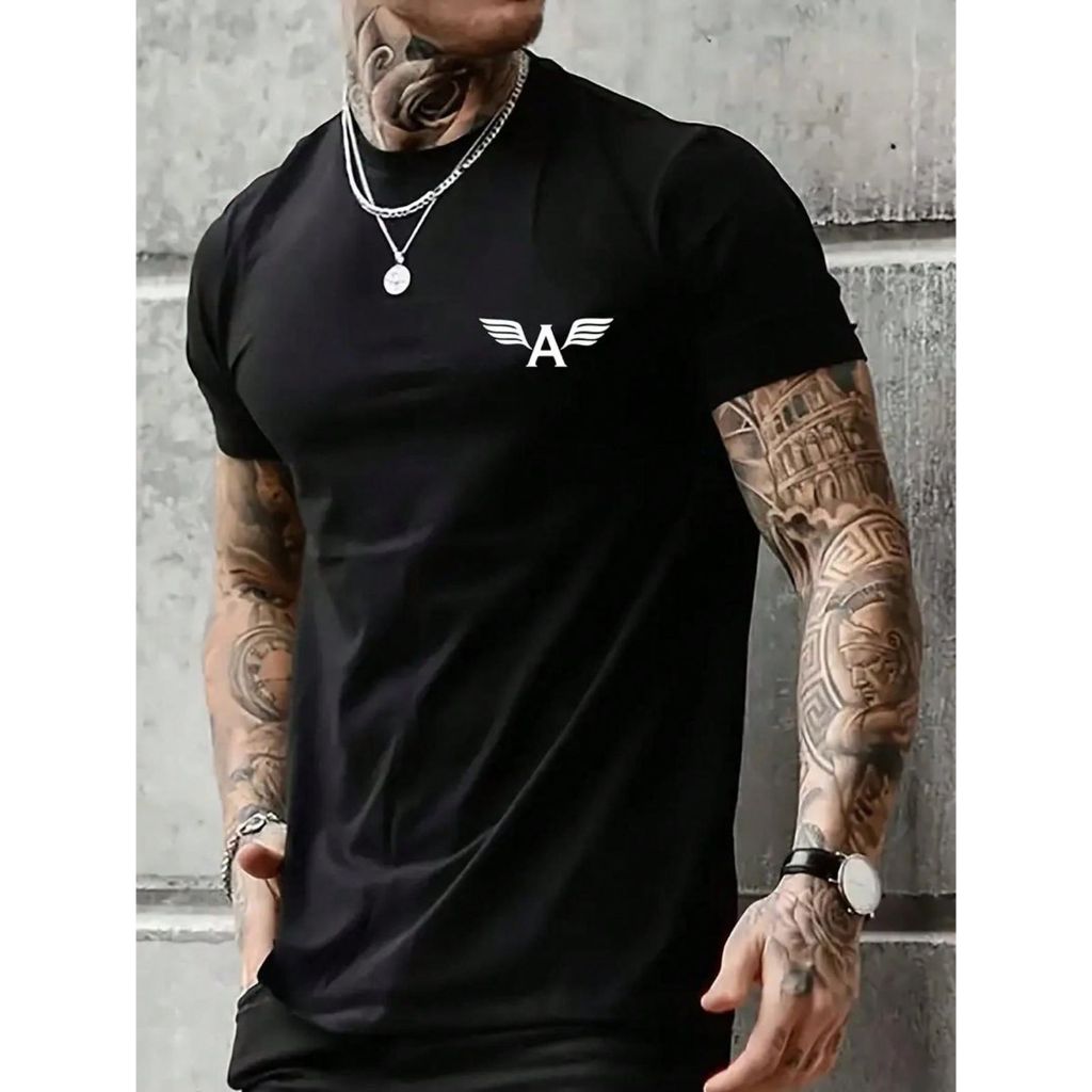 Camiseta Casual Camiseta Confortavél Camiseta Estilosa 100% Algodão ENVIO RÁPIDO