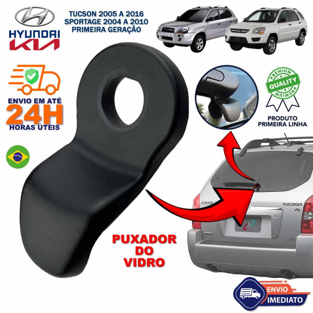 Puxador Tampa Vidro Traseiro Hyundai Tucson 05-16 Kia Sportage 04-10 Maçaneta Vidro do Porta Malas