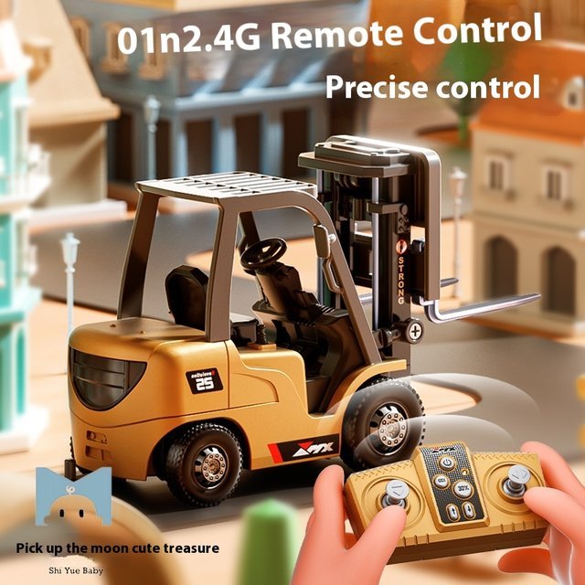 Brinquedo Mini Empilhadeira 1:64 Controle Remoto Jp505 AK