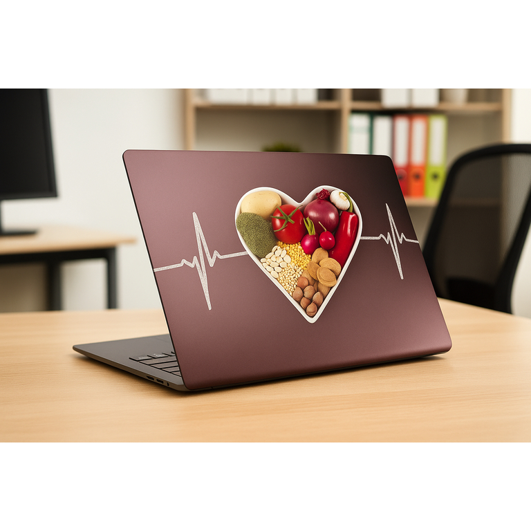 Skin para notebook-adesivo para capa de notebook- nutrição-nutricionista-alimentos-profissões