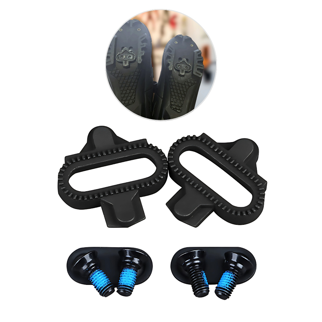 Par Taquinhos Tacos  para Sapatilha Pedal Clip Mtb Bike Padrao SPD GTA