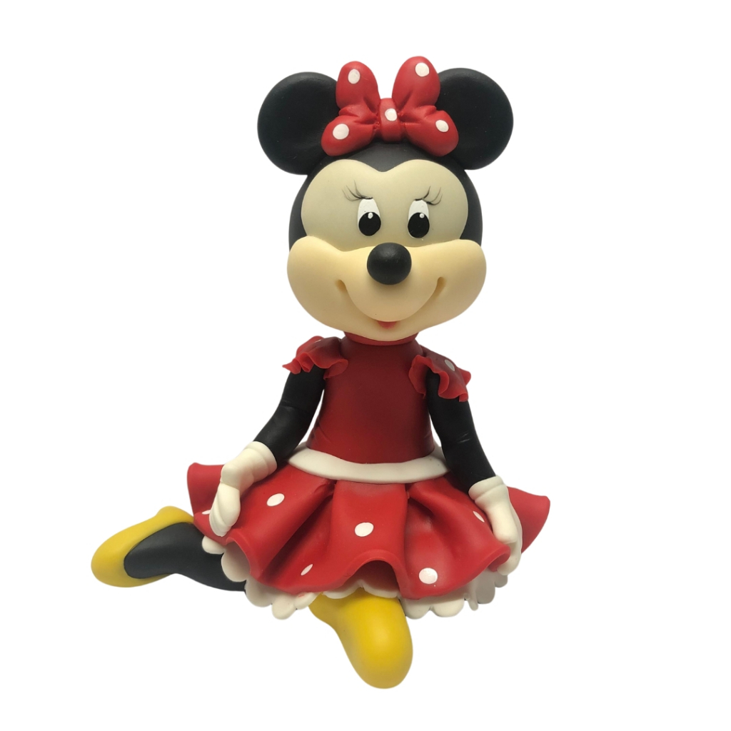 Miniatura Minnie Decorativa em Resina 15 cm Action Figure Minnie Miniatura Disney