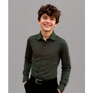 Camisa Manga Longa Infantil Juvenil Menino Varias cores 01 ao 16 em Oferta na Shopee