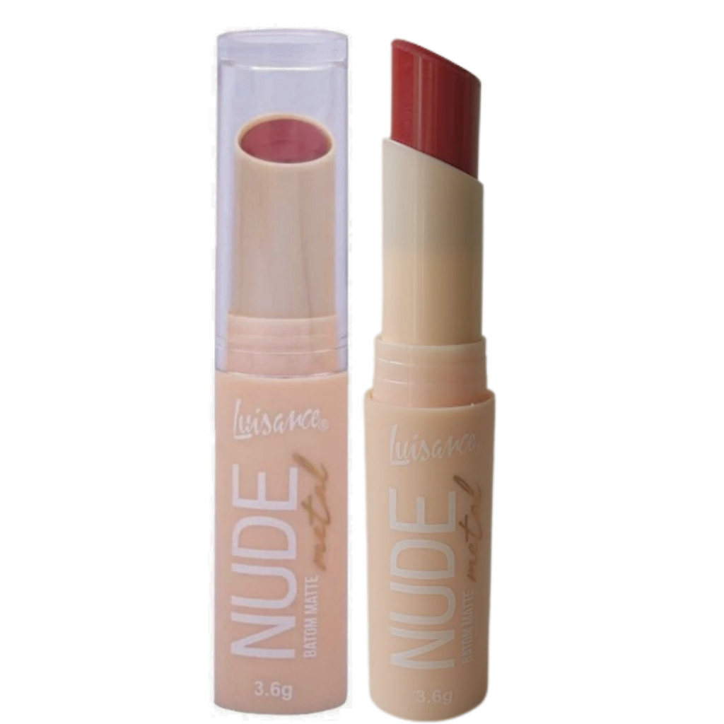 Batom Matte Batom Nude Luisance Metal Cor 2