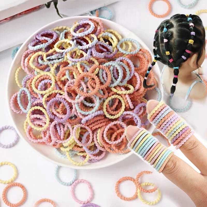 kit Xuxinhas amarrador de cabelo Coloridas Para Meninas