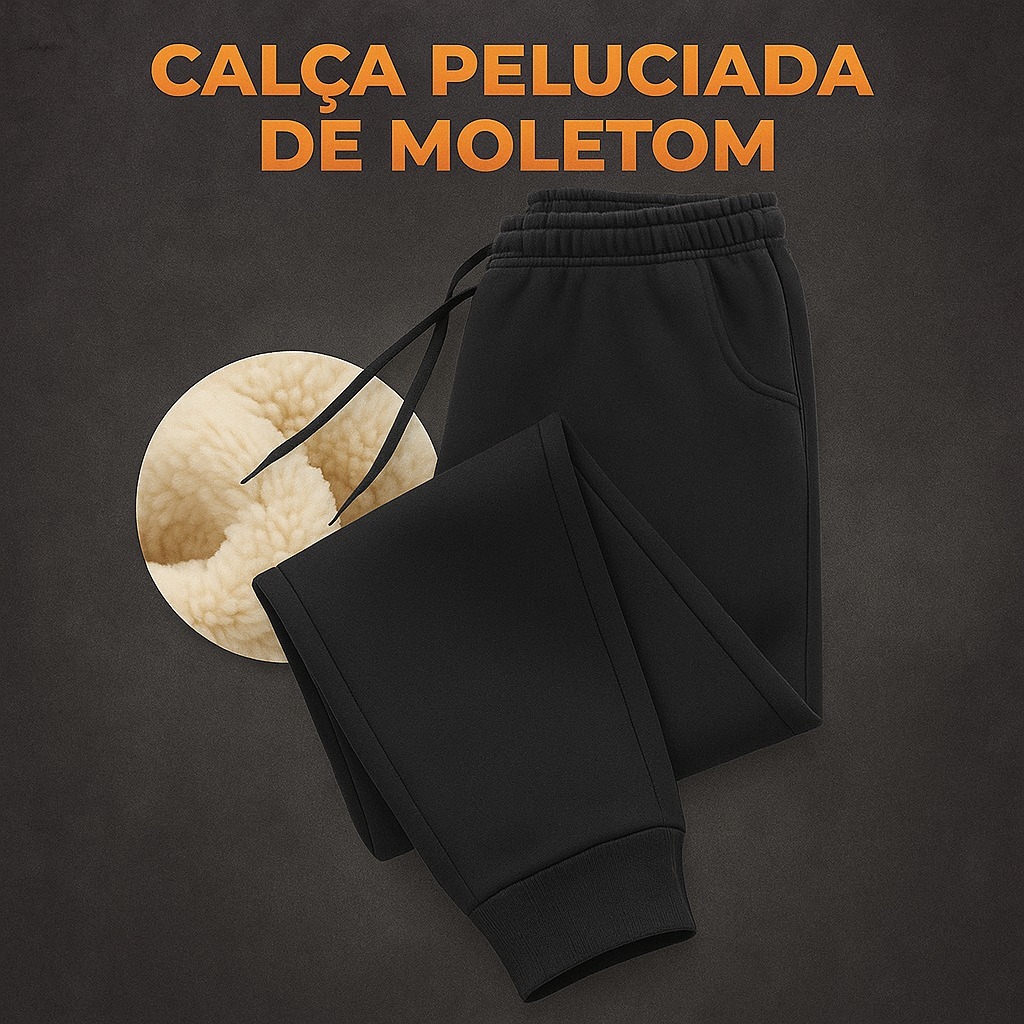 Calça de moletom Unissex P ao GG Envio imediato