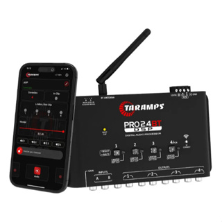 Processador Digital De Audio Pro 2.4bt Taramps Aplicativo Android Ios Bt Ble 5.4 Wi-fi Wireless Som em Oferta na Shopee
