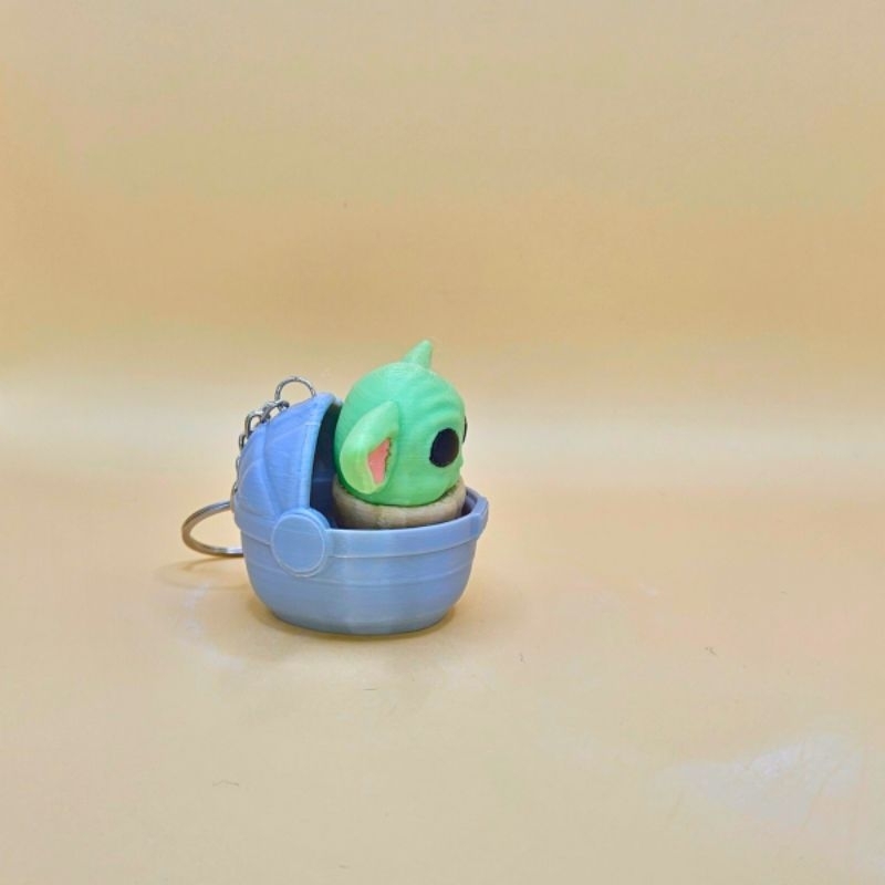Lançamento Chaveiro Star Wars Grogu Baby Yoda Darth Vader de Clicker Fidget Antiestresse — imagem 2 de 2