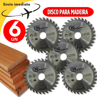 Disco de Corte p/ Madeira Serra Maquita Esmerilhadeira 24 Dentes 4" Serra Circular