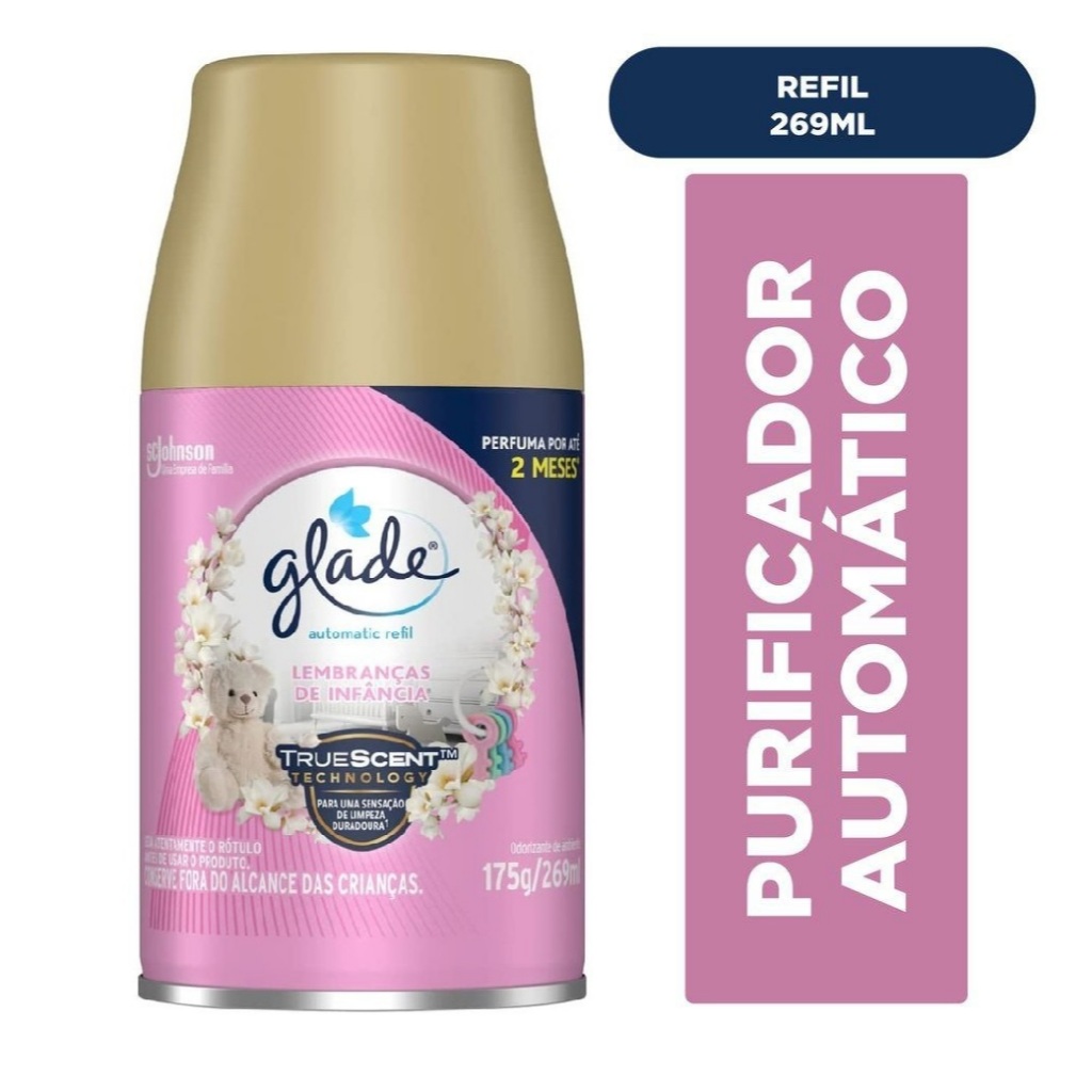 Refil Glade Automatic Odorizador Lembranças de Infância 269ml em Oferta na Shopee