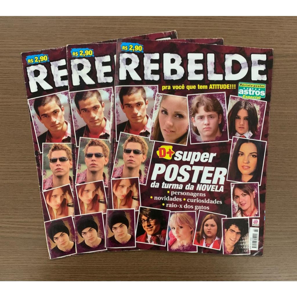 Revista pôster Super Astros Especial nº 60 - Rebelde RBD