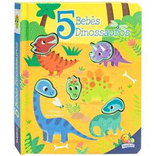 Livro Amiguinhos de Silicone - Toque e Sinta: 5 Bebês Dinossauros Todolivro em Oferta na Shopee