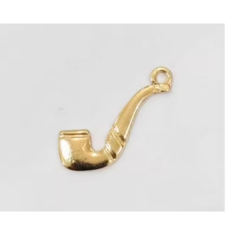 Pingente em metal Cachimbo Preto Velho guias umbanda candomble