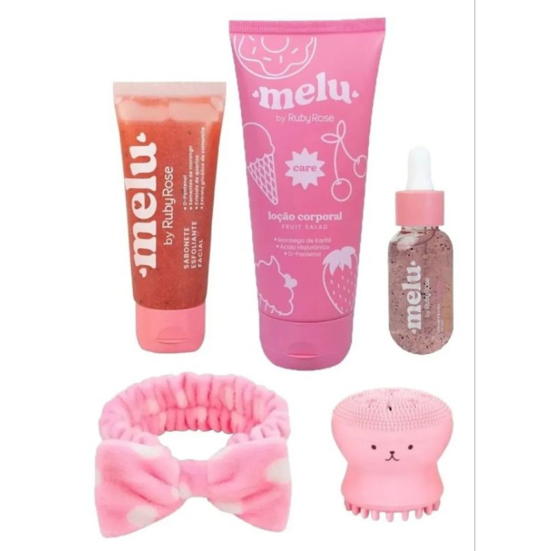 Kit de Limpeza de Pele Skin Care Melu by Ruby Rose