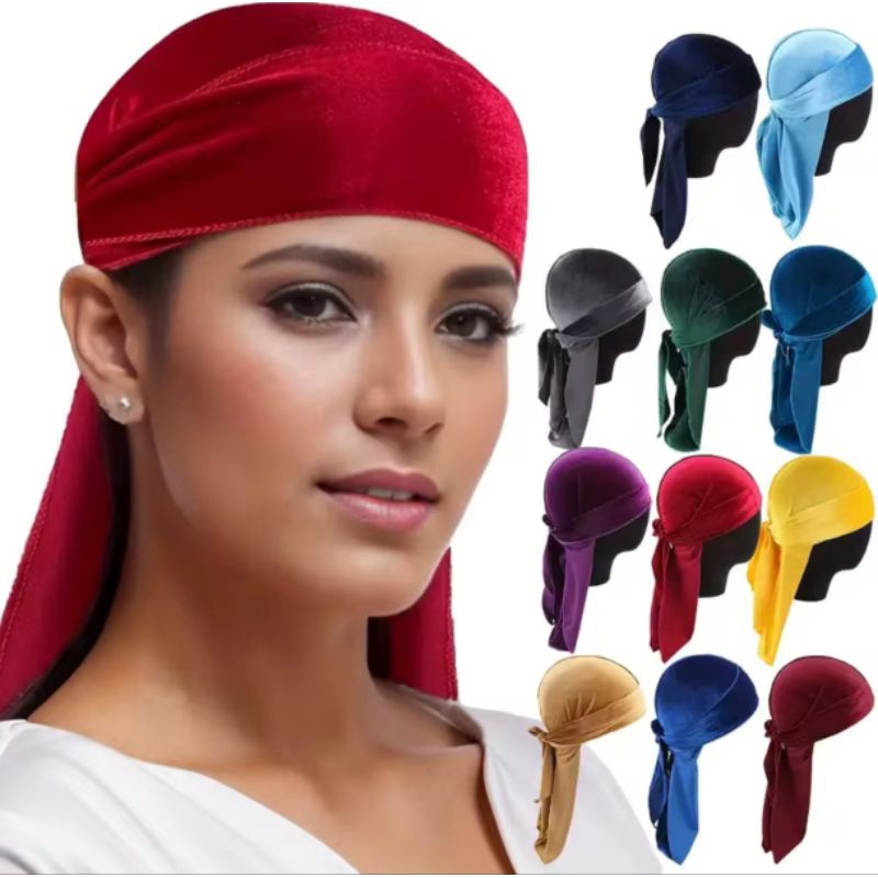 Bandana Durag de Veludo Dureg Premium